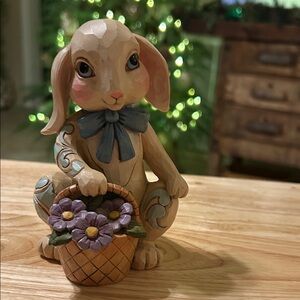 JIM SHORE "HOPEFUL HOPPING" Bunny